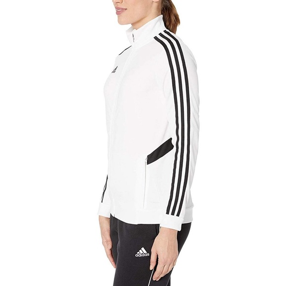 Adidas Women's AFS Tiro Training Jacket White - Picture 2 of 7